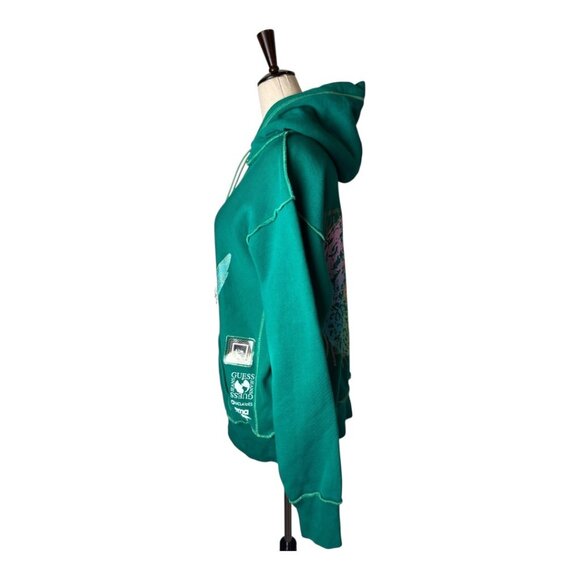 Advisory Board‎ Crystals Abc Guess Union Men Small Green Planet Saving Hoodie - Picture 6 of 15